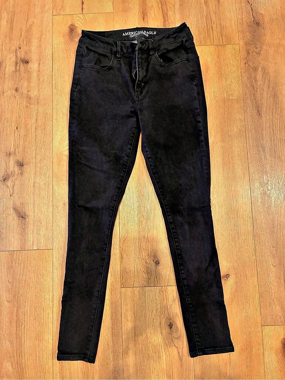 American Eagle Women's Black Hi Rise Jegging size 8